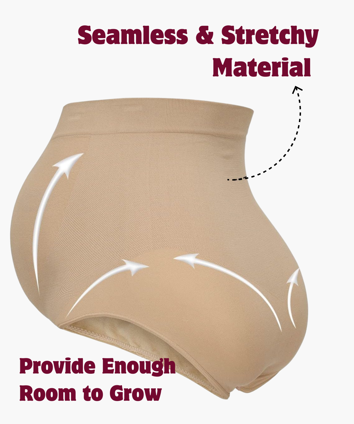 High Waist Pregnancy Belly Support Panties