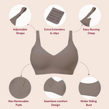 Ultra Soft Nursing Bra - Seamless