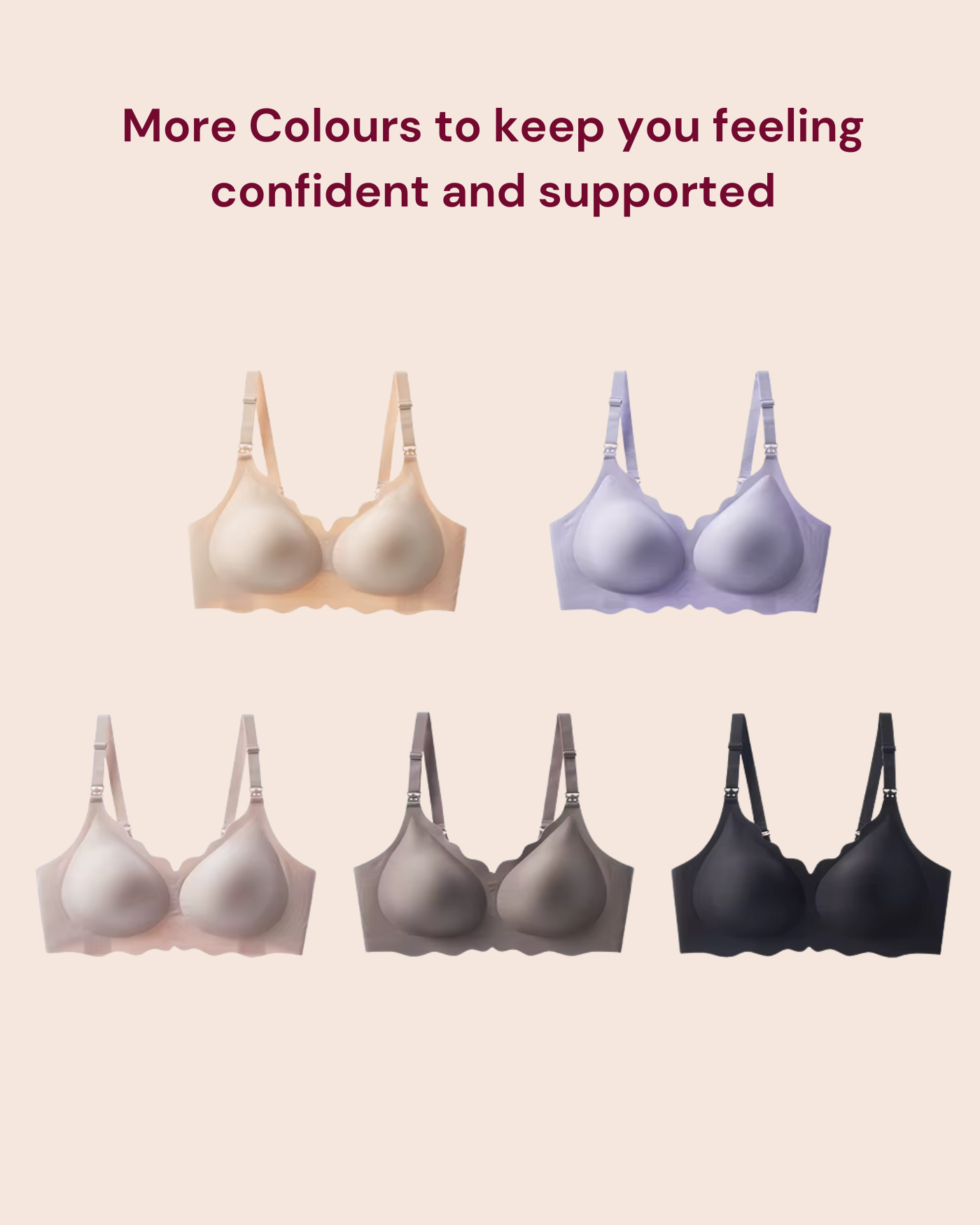 Jelly Strip - U Shaped Seamless Nursing Bra