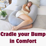 Huggable - C shaped Maternity body pillow