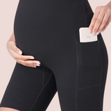 Modavista Biker Maternity Yoga Shorts