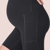Modavista Biker Maternity Yoga Shorts