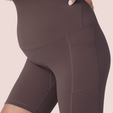 Modavista Biker Maternity Yoga Shorts
