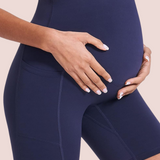 Modavista Biker Maternity Yoga Shorts
