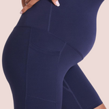 Modavista Biker Maternity Yoga Shorts