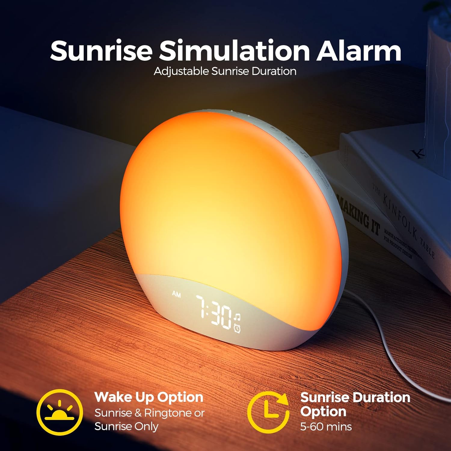 3 In 1 Sunrise White Noise Sound Machine