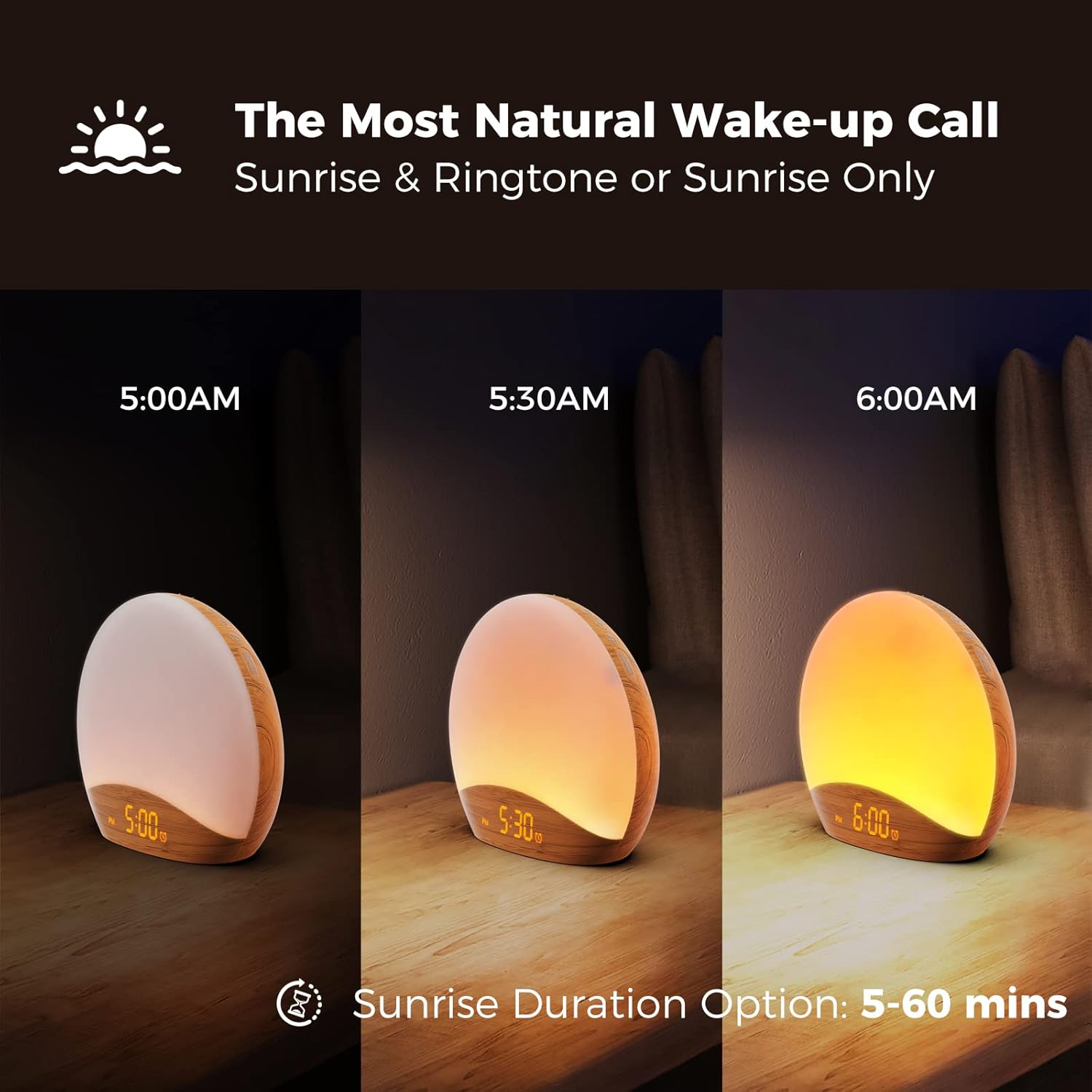 3 In 1 Sunrise White Noise Sound Machine