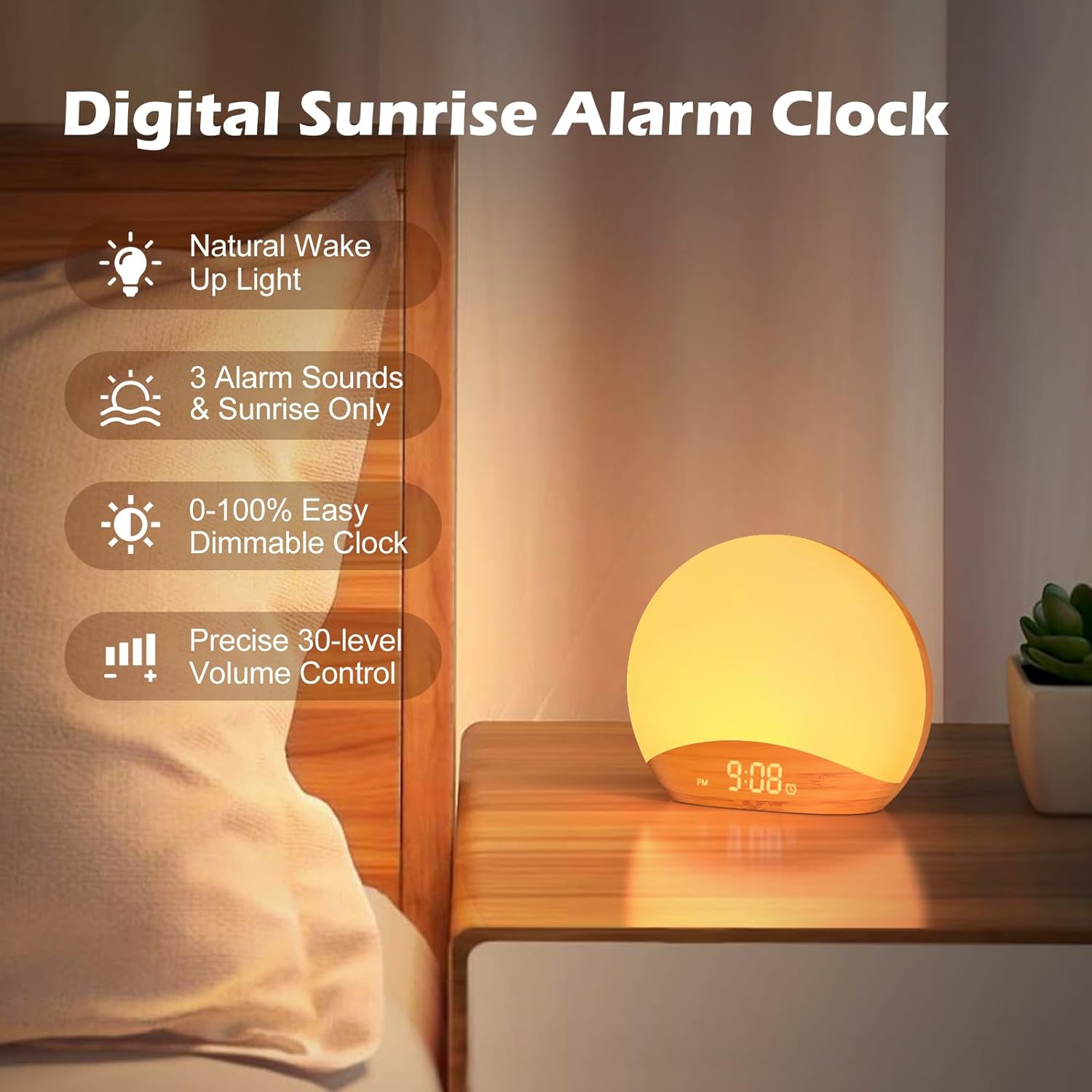3 In 1 Sunrise White Noise Sound Machine