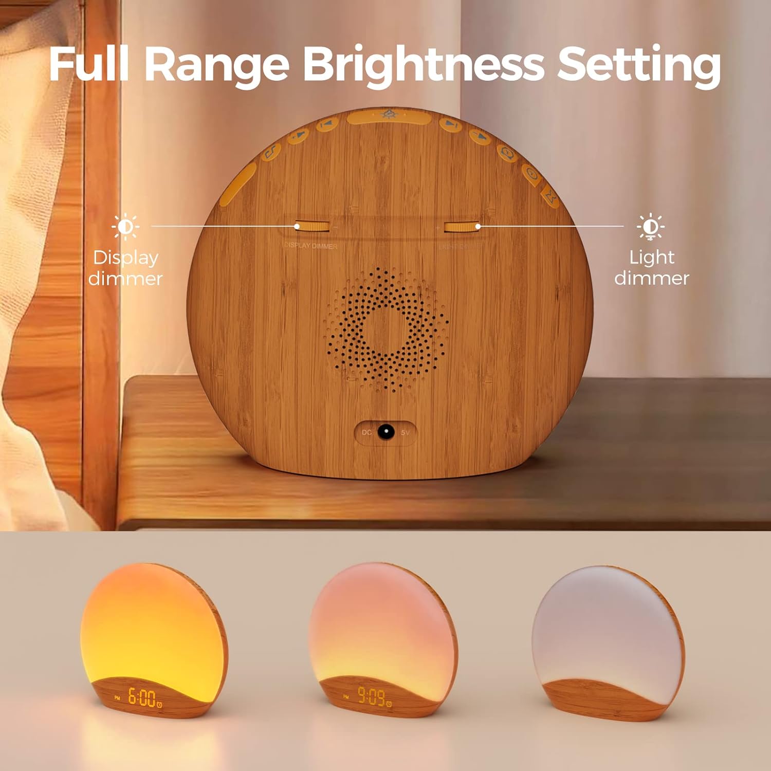 3 In 1 Sunrise White Noise Sound Machine