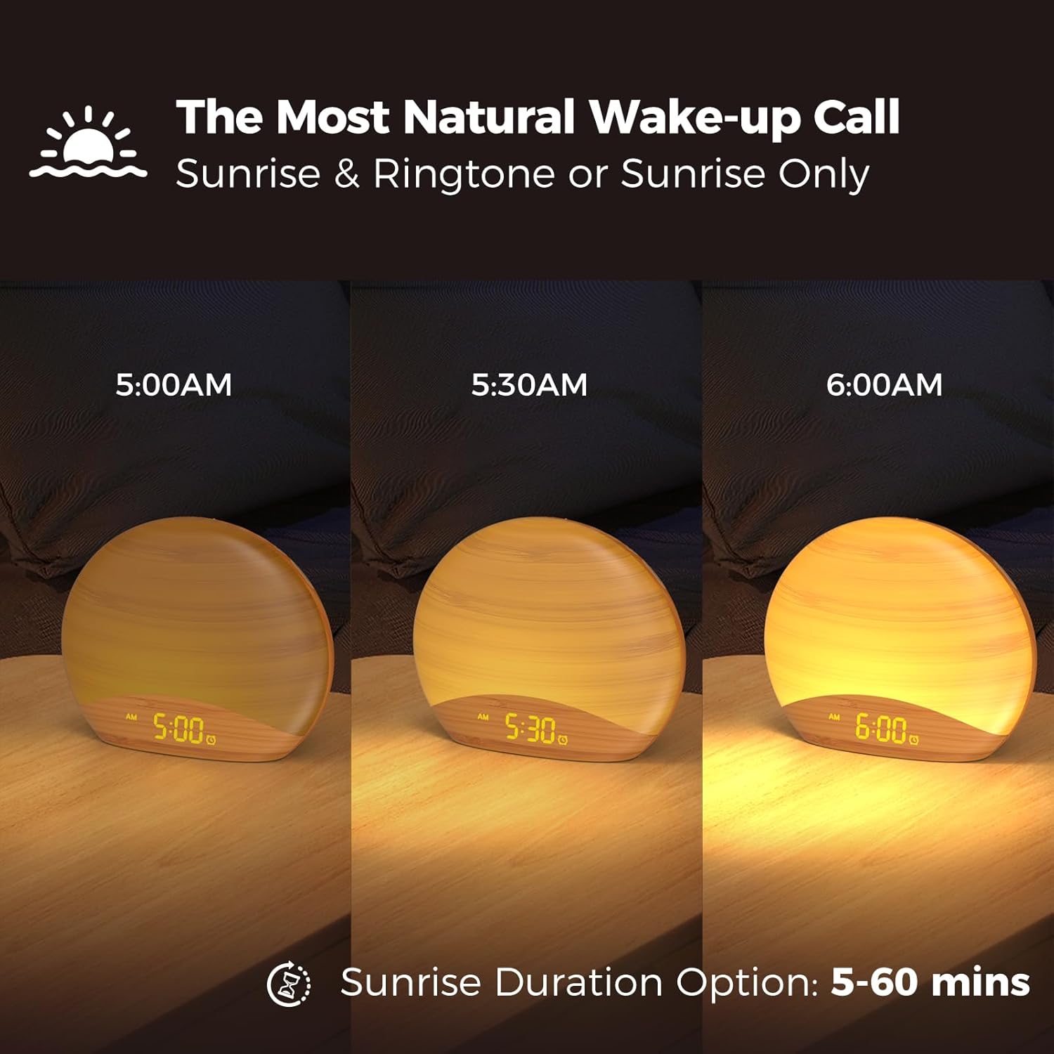 3 In 1 Sunrise White Noise Sound Machine