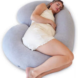 Huggable - C shaped Maternity body pillow