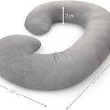 Huggable - C shaped Maternity body pillow